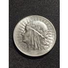 Польша. Ядвига. 5 злотых 1933 г.. Коллекционное состояние.