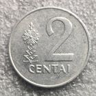 Литва 2 цента   1991 г.