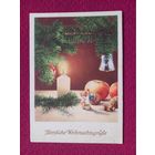 Новогодняя открытка! Германия. ГДР. 50 гг. Чистая.