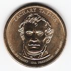 1 доллар США 2009 год 12-й Президент Закари Тейлор двор P _состояние aUNC