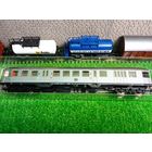 Вагон пассажирский 2кл -DB- 4-х осный серый  5120 "FLEISCHMANN" -ЛОМ-  Германия 1/87 HO