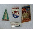 Значки "Красноярск"  4шт.