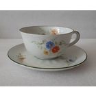 Чашка с блюдцем (чайная пара) Вальс Цветов, Германия