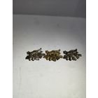 Три накладки "Охота" на стеклянные бокалы Чехословакия.