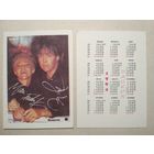 Карманный календарик. Артисты. ROXETT 1994 год