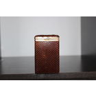 Портсигар из натуральной змеиной кожи.