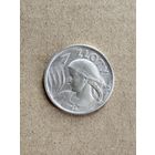 Польша 1 злотый 1925 г. Жнея. С точкой после даты. Серебро. Яркий штемпельный блеск. UNC