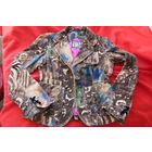 CAPPOPERA Италия Пиджак Вельвет Штрокс Стрейч Бархат Подкладка Размер S M