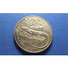 2 злотых 2009. Польша. Ящерица.