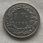 Швейцария 1 франк 1969
