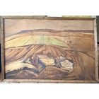 Цвирко (Нар.худ.);200/140см;1973г;"Ритмы",1973г. ДВП,темпера;Нёманский край. 200х140 см.