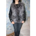 Жилет жилетка мех лиса чернобурка 42-44-46. Классная, пышная, стильная.   Благородный серо-серебристый цвет - самый стильный, дорогой и насыщенный.   Идеальная жилетка для осени и весны! Теплая и уютн