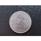 1\4 доллара,2002 Миссисипи. США.