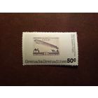 Гренада  1978 г.75-я годовщина первого полета Цеппелина./38а/