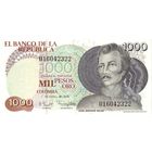 Колумбия 1000 песо образца 1979 года UNC p421