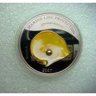 5 долларов Палау 2007. Жемчужина. "Пинктада максима". Серебро 925