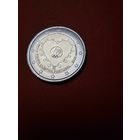 2 евро 2024 Португалия. Юбилейные. Команда Португалии на Олимпийских играх 2024. С рубля. (10) Красивые.