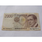 Италия. 2000 лир 1990 год. Нечастая!!!