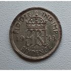 Великобритания 6 пенсов, 1943 4-10-50