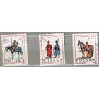 Воины XVII в. 3 марки из серии, 1983г. Война, гаш. Польша.