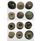 5 пуговиц и 1 пломба (Российская империя; Польская Республика, 1918–1939 гг.).