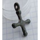 Крестик шароконечный, тонкий