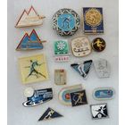 Значки спортивные "Коньки" СССР - 16 шт.