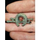 Интересная старинная брошька ,с рубля