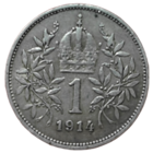 Австрия 1 крона, 1914 года. Франц Иосиф I