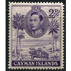 1938 Кайманы острова** Черепахи, Разновидность P14 (SG 119a), Британские колонии