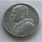 Ватикан 10 лир 1937 Папа Пий XI - серебро, последний год чекана!