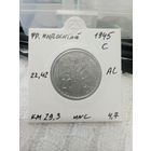 1к Фр. Индокитай 20 сантимов 1945 C ТОРГ уместен  (2-179) распродажа коллекции