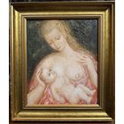 Кузьмич А.В. "Моя Мадонна", 1992 год; 30/36 см