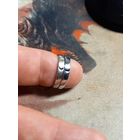 Кольца помолвочные серебро Ag925 полумесяц гравировка I Love you безразмерные