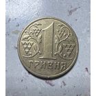 1 гривна Украины 2001 года. Разновидность.