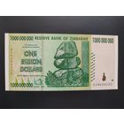Зимбабве. 1 000 000 000 долларов (образца 2008 года, P83, UNC)