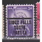 Архитектура США 1954 год Лот 7 С НАДПЕЧАТКОЙ ИЛИ ПРЕДВАРИТЕЛЬНЫМ ГАШЕНИЕМ