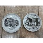 Две винтажные фарфоровые тарелки GDR.