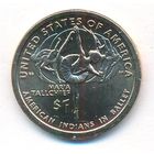 1 доллар США 2023 год Сакагавея Мария Толчиф индейцы в балете двор Р _состояние UNC