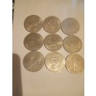 Юбилейные рубли СССР.