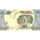 Мадагаскар 200 ариари образца 2017 года UNC p98(1)
