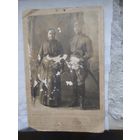 Фотография старинная РИА Военный сабля знак.