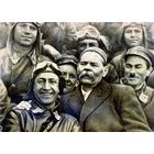 Открытка, Почтовая карточка, 1961,  Горький среди летчиков 1931, ИЗОГИЗ,1961