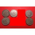 5 эскудо 1964, 1967, 1980, 1984. Португалия.