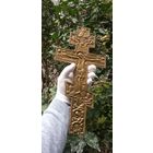 ШИКАРНЫЙ ОГРОМНЫЙ КРЕСТ РАСПЯТЬЕ ОБРАТКА МОЛИТВА И КРЕСТ ГОЛГОФА СОСТОЯНИЕ ЛЮКС . Распродажа Коллекции !!! .Экспресс  Аукцион  с рубля без МПЦ и прочего  .Много лотов в продаже .