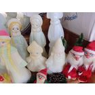 Снегурочка СССР, пластмасса. В лоте продается снегурочка в голубой шубке с желтыми косами