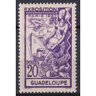 72.FrK. Франция. Колонии. Гваделупа. Всемирная выставка в Париже. 1937 г. 20C. Mi.#137. (* - описание).