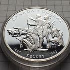 1 доллар Канады 1990 года .Серебро. 300-летие путешествия Келси. Пруф.