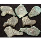 Дирхемы 13-14 века, Государство Ширваншахов (Азербайджан). Интересные формы, одним лотом!