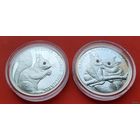 ТОРГ! Белка Белки! 2009! Серебро 999 пробы! Защита окружающей среды! Животные! ВОЗМОЖЕН ОБМЕН!